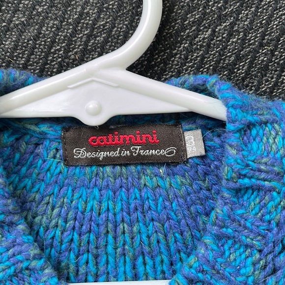 Catimini Girls Sweater Poncho - Picture 2 of 3